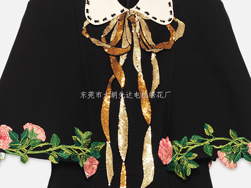 电脑绣花制作优质亮片绣花要了解什么